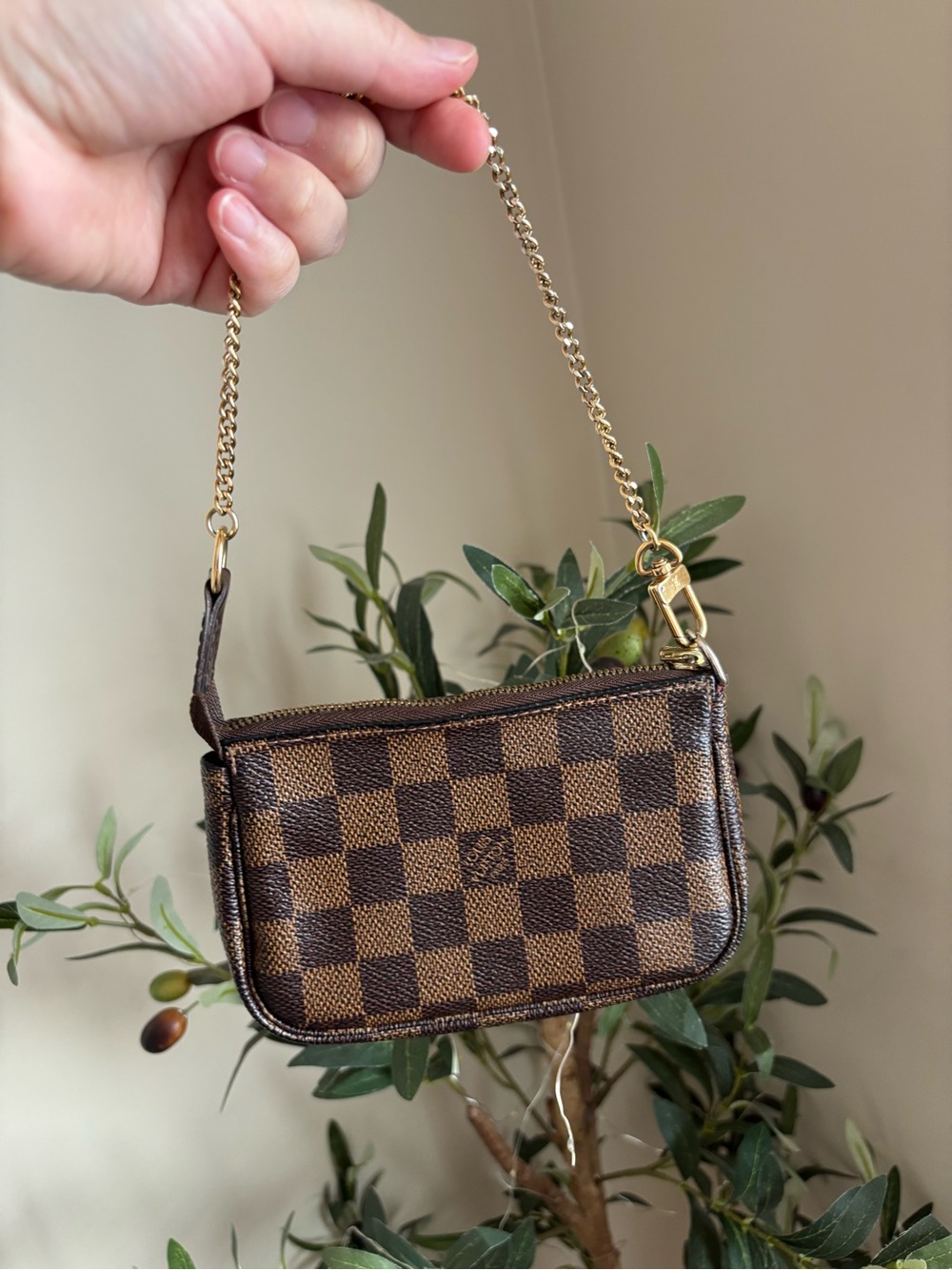 Vintage Louis Vuitton Damier Mini Pochette Accessoires